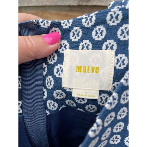 Anthropology Maeve size 4 lined thick cotton skater type skirt* - Picture 3 of 6